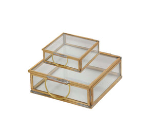 Glass Square Boxes