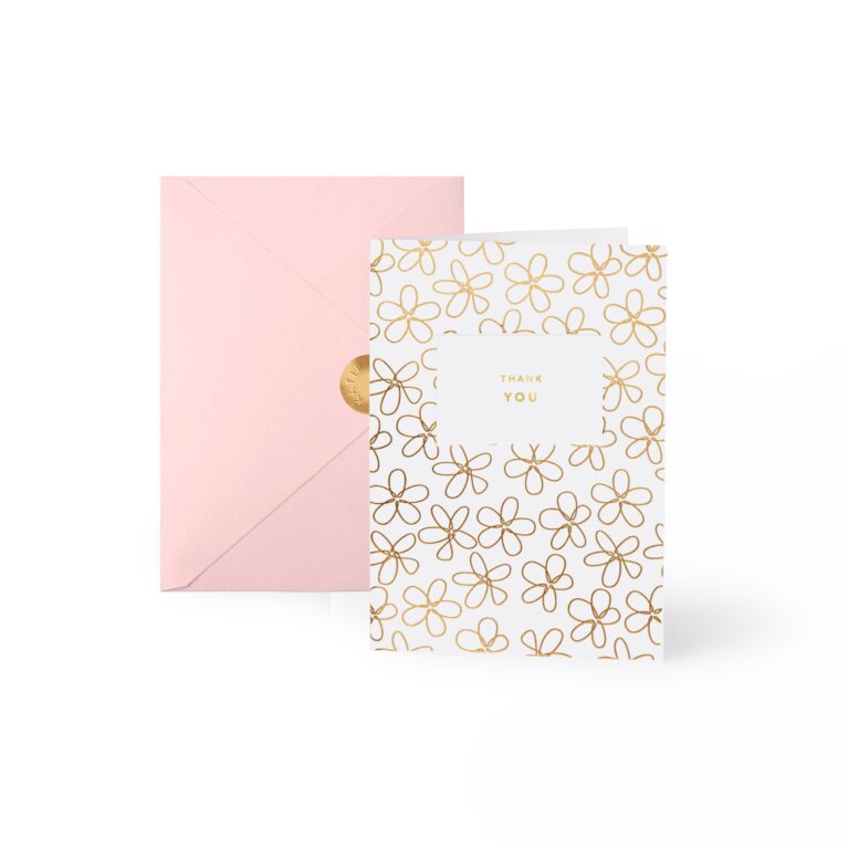 Thank You Blank Greeting Card