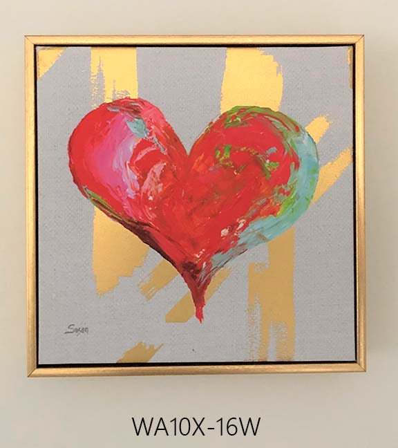 20 x 20 Framed Art Heart