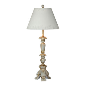 Weathered Blue 33-inch Table Lamp