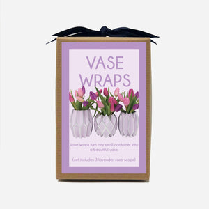 Lucy Grymes Lavender Vase Wrap - 3 in a set