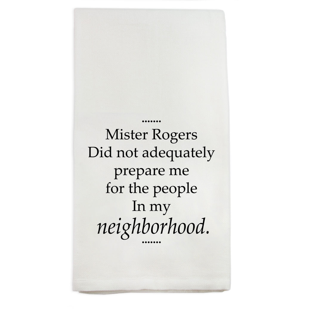 Mr. Rogers Neighborhood Tea Towel