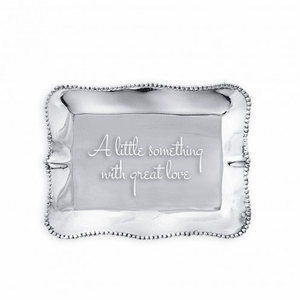 Beatriz Ball Pearl Rectangular Engraved Tray - A Little Something With Great Love