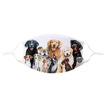 Load image into Gallery viewer, Best Friends - Dog Bunch Face Mask  (S/M)
