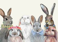 Load image into Gallery viewer, Bunny Bunch Vinyl Placemat
