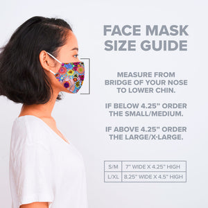Haute House Floral Face Mask  (S/M)
