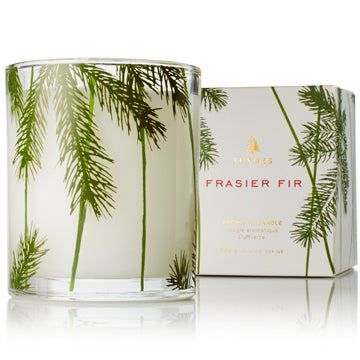 Thymes Frasier Fir Poured Pine Needle Design Candle
