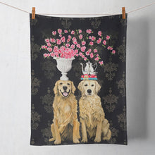 Load image into Gallery viewer, Golden Couple Tea Towel - 21 x 28
