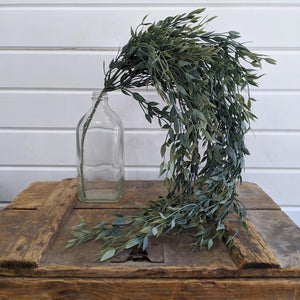 Italian Ruscus Hanging Artificail Greenery - 34 inches