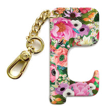 Load image into Gallery viewer, Hands-Free Door Opener Key Chain - Haute House Floral

