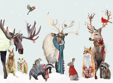 Load image into Gallery viewer, Holiday Christmas Bunch Vinyl Placemat
