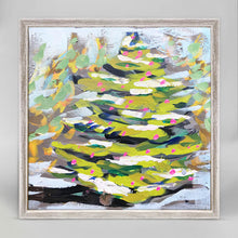 Load image into Gallery viewer, Christmas Tree w/ Pink Christmas Balls Mini Framed Canvas 6x6
