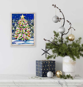 Moonlit Tree Mini Framed Canvas - 5 x 7