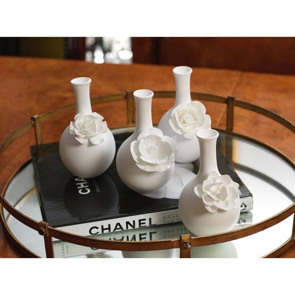 Long Neck Porcelain Bud Vases - 4 different Styles