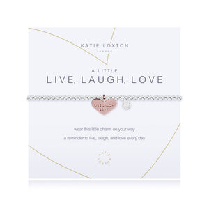 Katie Loxton A Little Live, Laugh Love Bracelet