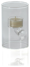 Load image into Gallery viewer, Mini Suspended Glass Tealight Holder Hurricane 1-Candle
