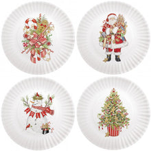 Load image into Gallery viewer, Holiday Melamine Plates - 4 in a Set
