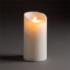 Moving Flame Pillar Candle  4 x 7