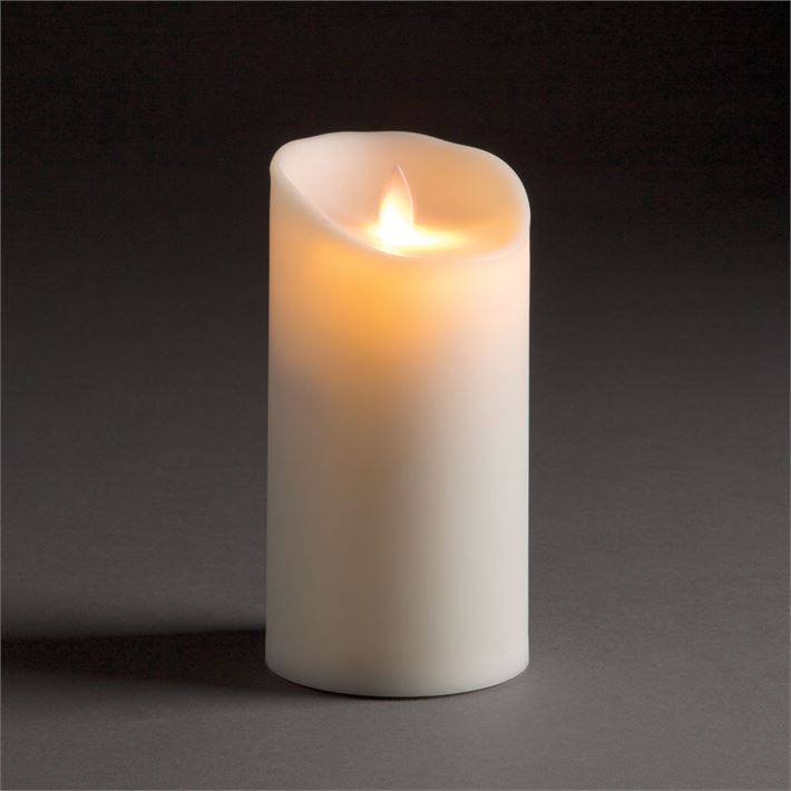 Moving Flame Pillar Candle 3.5 x 7