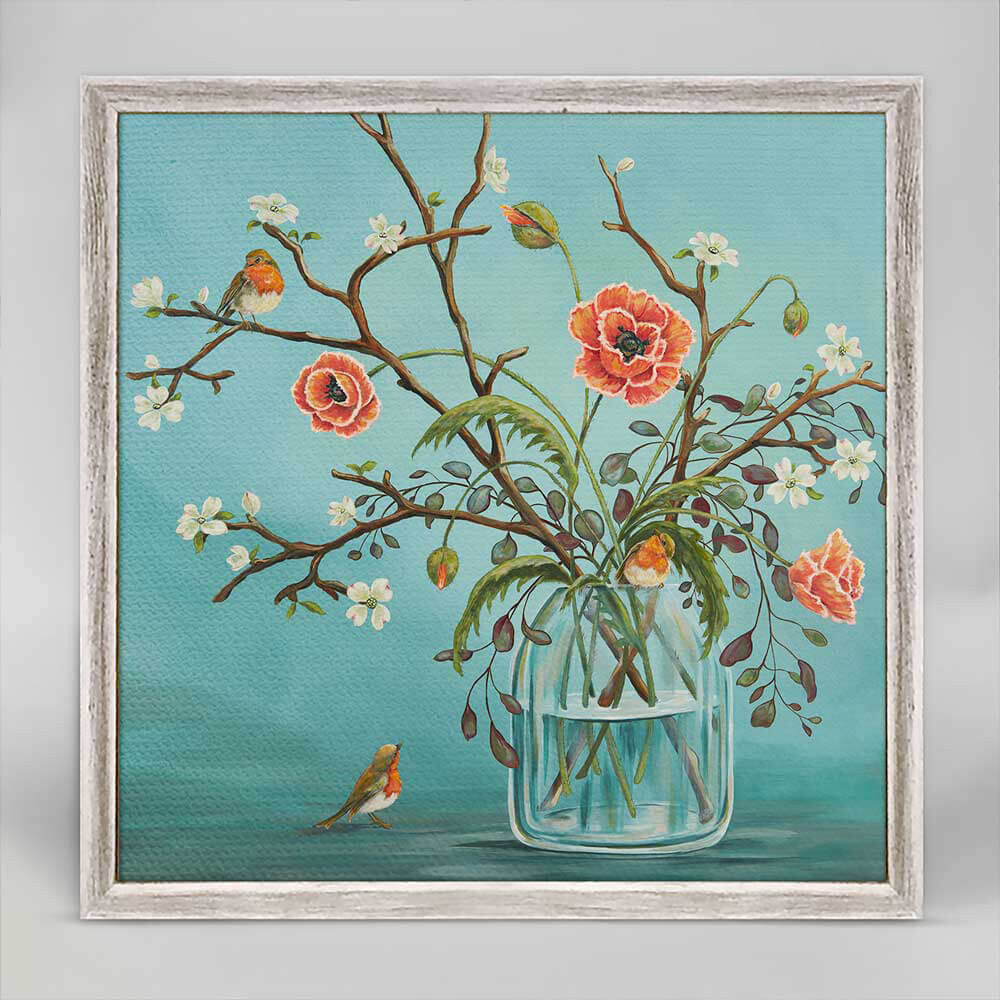 Signs of Spring Floral Mini Canvas
