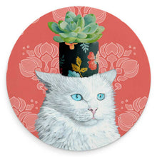Load image into Gallery viewer, Tres Chic Cats Coaster Set
